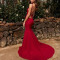 Custom dress | Red dresses | Maxi dress | Lace dresses | Prom dress | Elegant dress | Backless dress