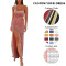 Custom dress | Pink dresses | Sheath dress | Beaded dresses | High split dress | Fashionable dresses