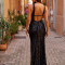 OEM dresses | Sexy dresses | Black dress | Beaded dresses | Gorgeous dresses | Low-cut dresses
