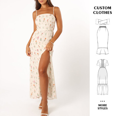 OEM dress | Halter dress | Slim fit dress | Summer dresses | 2024 new dress | Elegant dresses