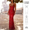 Custom dress | Red dresses | Unique design dress | Classic dresses |  Backless dress | Prom dresses