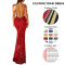 Custom dress | Red dresses | Unique design dress | Classic dresses |  Backless dress | Prom dresses