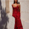 Custom dress | Red dresses | Unique design dress | Classic dresses |  Backless dress | Prom dresses