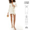 Custom dress | White business dress | Suit dresses | Simple elegant dress | Silk dress | Short dress