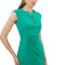 OEM dresses | Sleeveless dress | V-neck dresses | Elegant dresses | Green dresses | Slinky dress