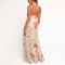 Halter neck summer maxi dress | Bohemian print dress | Sexy sleeveless vacation dress | Dress makers