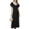 Wholesale ladies floral max dress | deep V neck dress | elegant customized women vacation dress