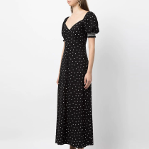 OEM dress | ladies floral max dress | deep V neck dress | elegant customized women vacation dress