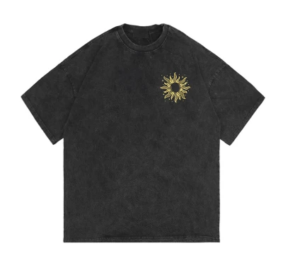 Custom Men's Acid Wash T shirts Manufacturing| New Printing Men's T shirts In Stock| 100% cotton Men's T shirts In Summer