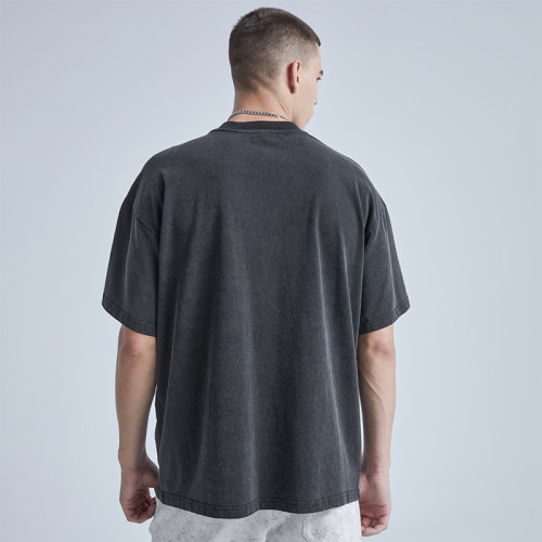 Custom Men's Acid Wash T shirts| 2022 New Design Direct Injection Printing T shirts| Men's Oversized Custom Graphic T shirts