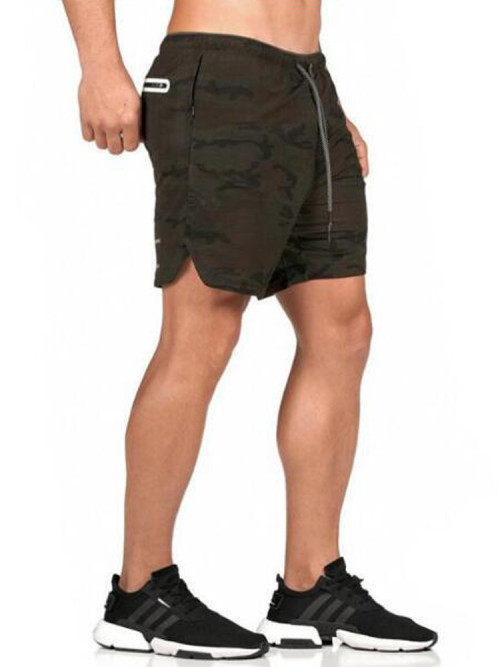 Wholesale Men's Double-Deck Shorts Manufacturing | 100 Cotton Men's Shorts In Stock | New Gym Quick Drying Shorts