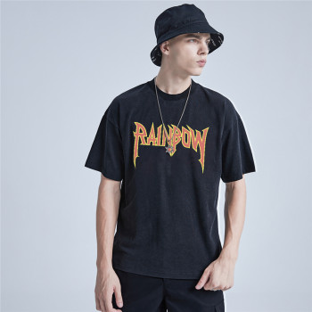 Men's Acid Wash T-shirts Factory|Customize Logo and Label T shirts for men|100% cotton Men's T shirts from Rainbow Touches