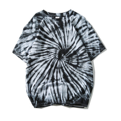 Men's Tie dye 100% cotton tshirt Fashion Bulk Tidal High Street T-Shirt Unisex Current Cyber Celebrity Hip Hop Men