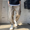 Stock Mens Comfortable Cargo Pants|Wholesale Mens Breathable Trousers|In-stock Mens Fashion Overalls|Ready to ship Mens Pure Color Pants