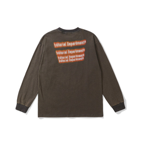 Wholesale Long Sleeve Sweatshirt Manufacturing | 100 Cotton Unisex Sweatshirt in Stock | 2022 New Design Direct Injection Printing