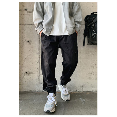 Stock Mens Comfortable Cargo Pants|Wholesale Mens Breathable Trousers|In-stock Mens Fashion Overalls|Ready to ship Mens Pure Color Pants