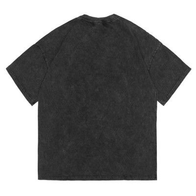 Custom Mens Short Sleeve T-shirt|Wholesale High Street Printing Loose T shirt| Unisex Casual T-shirts Fashion Hip Hop Men