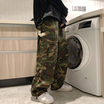 Camouflage Pant New Fashion Men Cargo Pant Casual Vintage Style Jogging Men's Trendy Oversize Loose Trousers