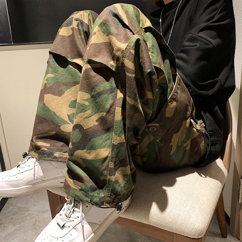 Camouflage Pant New Fashion Men Cargo Pant Casual Vintage Style Jogging Men's Trendy Oversize Loose Trousers