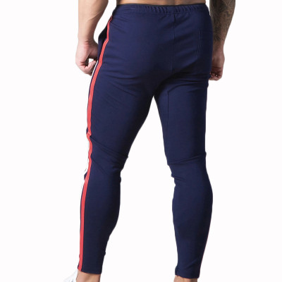 Men Track Pants | Gym Sports | Skinny Fit | With Striped Side