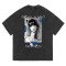 Oversized T-shirt For Mens| Summer Printing Hip Hop Washed Vintage T Shirt| Loose Short Sleeve Tee High Street