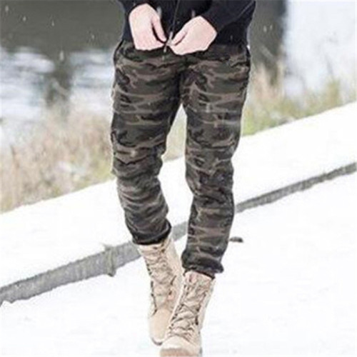 Men's Military Training Casual Sport Running Outdoor Sports Training Multiple Pockets Camouflage Sports Pants