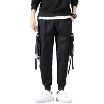 ashion Classic Brand Men Pants Casual Elastic Trousers Loose High Street Outdoor Style Overalls Superior Quality Pants