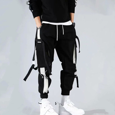 ashion Classic Brand Men Pants Casual Elastic Trousers Loose High Street Outdoor Style Overalls Superior Quality Pants