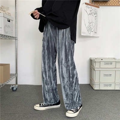 Fashion Classic Brand Men Street Cargo Pants Casual Elastic Trousers Loose High Street Outdoor Style Overalls Superior Quality