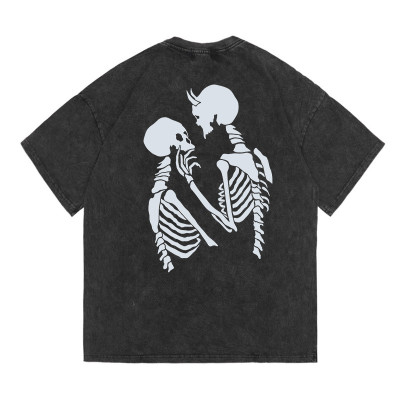 Custom Men's Acid Wash T shirts| Blank Oversized Acid Wash T shirts In Stock| Custom 100% Cotton Men's Washed T shirts