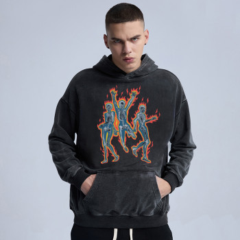 Mens Hoodie Manfacturer| High Street Printing Oversized Men's Hoodie| Unisex Casual Hoodie Fashion Hip Hop Men