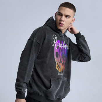 Custom Men's Acid Wash Hoodie Manufacturing| 100% Cotton Wash Hoodie In stock| Custom Logo and Private Label Men's Hoodie