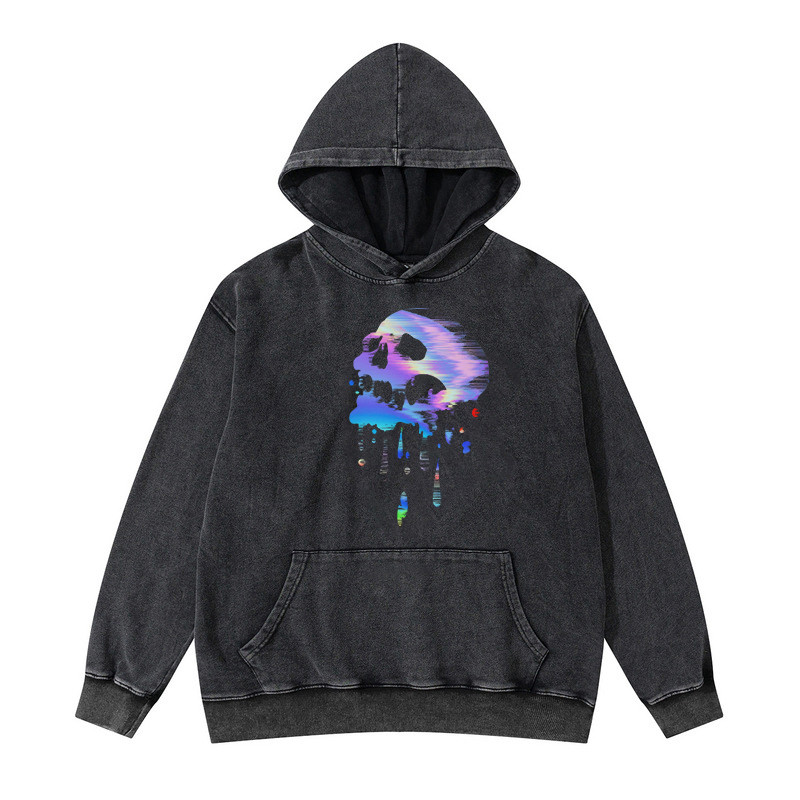 Custom Men's Acid Wash Hoodie