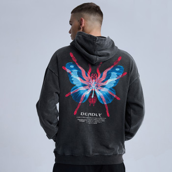 Custom Oversized Acid Wash Hoodie| Blank Acid Wash Hoodie | Custom Printing Logo and Private Label Hoodie