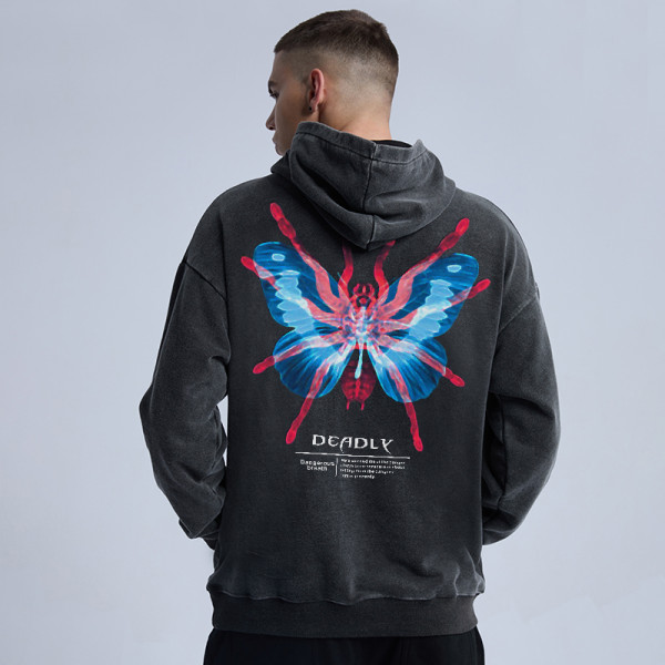 Custom Oversized Acid Wash Hoodie| Blank Acid Wash Hoodie | Custom Printing Logo and Private Label Hoodie