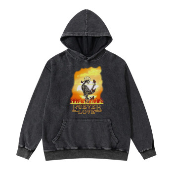 Custom Mens Wash Hoodie| Blank Acid Wash Hoodie In Stock| 100% Cotton Terry Hoodie from Rainbow Touches