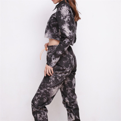 Custom Women's Tooling Two Piece sets |In Store Print Sets|Wholesale Zipper Two Piece Sets