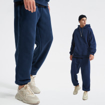 Custom Men's High Street Sweatpants| 100% Cotton Causal Trackpants| Custom Unisex Straight-leg Pants