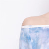 Custom Women's Dew shoulder Two Piece Sets|In Store 100% Cotton Sets|Wholesale Tie-dye Two Piece Sets