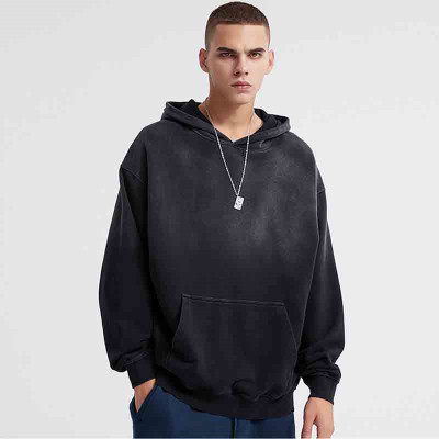 Custom Men's Hoodies Long Sleeved Gradient  Color|In Store Unisex Cotton Hoodies|Wholesale Spring And Autumn Hoodies