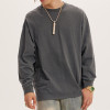 Custom Men's Vintage Long Sleeve Sweatshirt| Loose Wash Water Men's Fashion Casual Top