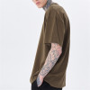 Camiseta de manga corta con cuello redondo personalizada para hombre|Camisetas 100% de algodón en la tienda|Camisetas de color puro al por mayor