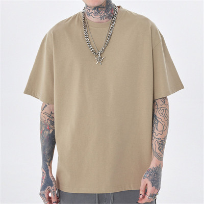 Camiseta de manga corta holgada personalizada para hombre, camisetas de color puro|Camisetas 100% de algodón en la tienda|Camisetas casuales al por mayor