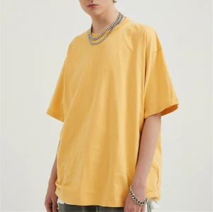 Custom Men's Oversize Short Sleeve T Shirts|In Store 100% Cotton T Shirts|Wholesale Pure Color T Shirts