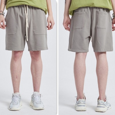 Stock original fashion high street men's shorts INS wind five points Athleisure100% cotton shorts