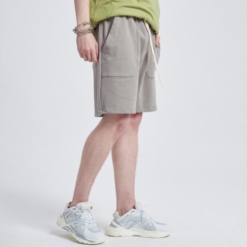 Stock original fashion high street men's shorts INS wind five points Athleisure100% cotton shorts