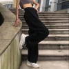 Custom Women's Trendy Casual sweatpants High Street Hip Hop Pant Stretchy  Middle Waist Street Dance Sweatpant
