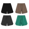 Stock New 260G Breathable Waffle loose shorts Men's European and American high street casual shorts