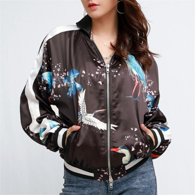 Custom 's High Streetwear Women's Jacket|Custom Women's Jacket With Digital Printing | 2022 New Design Zipper Crop Jacket From Rainbow Touches