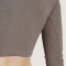Custom Women's Crop T-shirt|2022 New Fashion Sexy Long Sleeve Cardigan Crop T-shirt